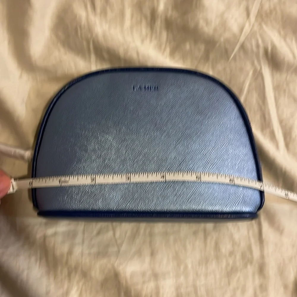 La Mer Metallic Makeup Pouch Clutch